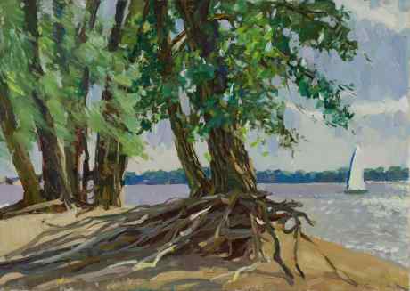 Могучие тополя