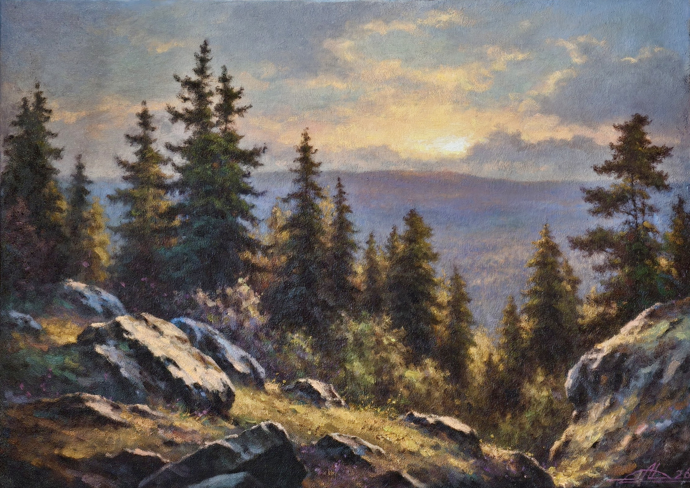 Вечер - 1, Евгений Мальцев , Купить картину Масло