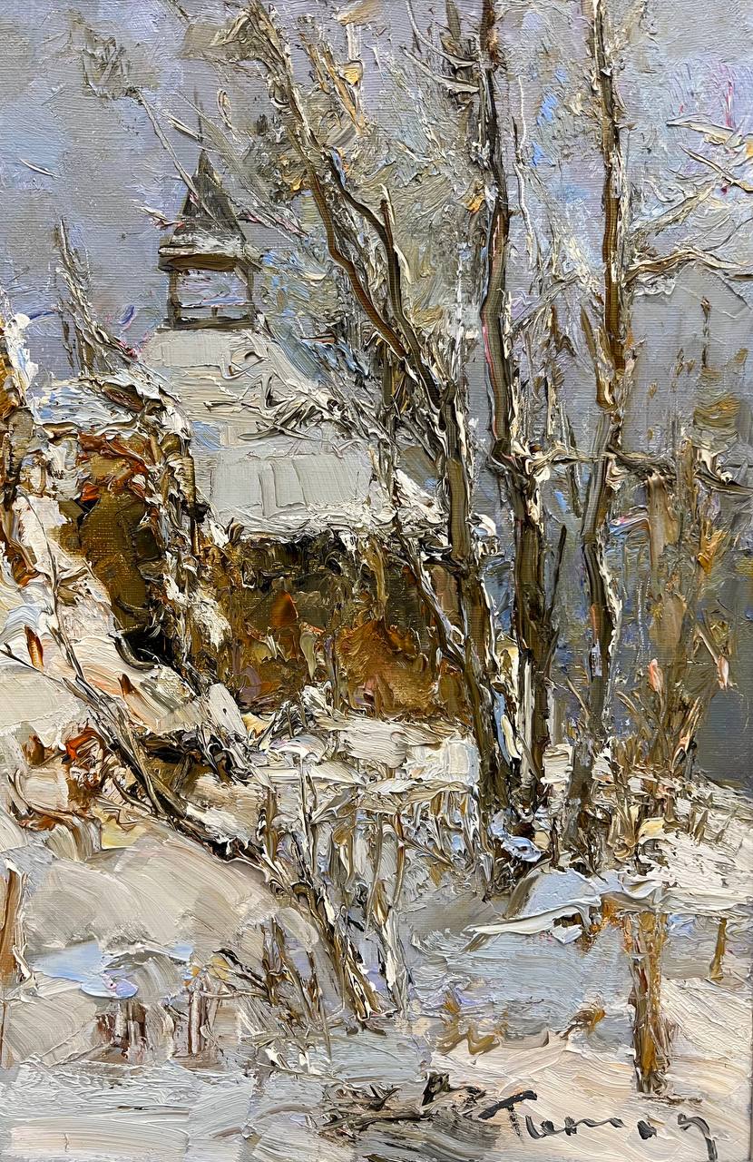 Старая Ладога. Сквозь времена №11 - 1, Туман Жумабаев, Купить картину Масло