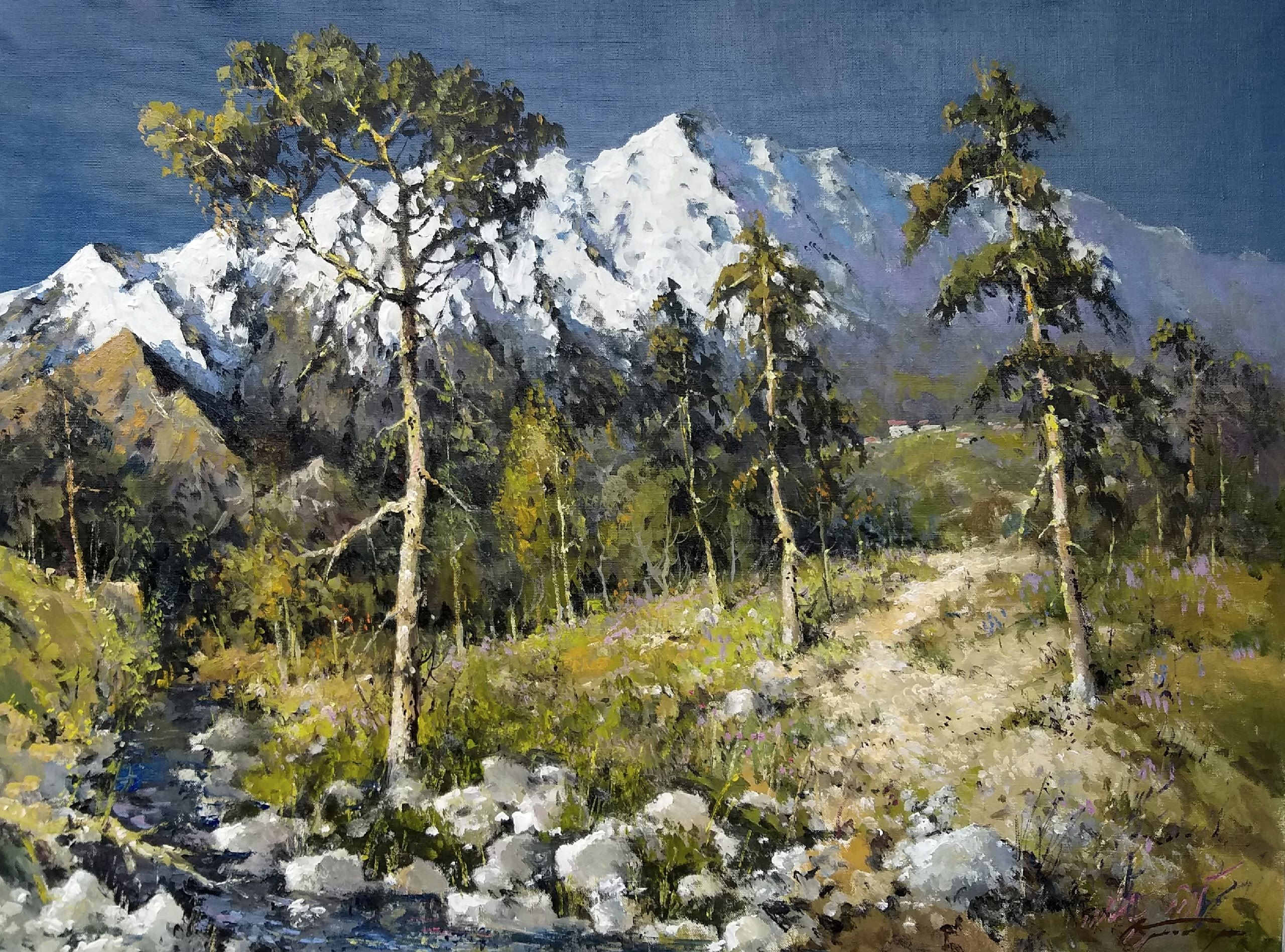 Горы - 1, Александр Кремер, Купить картину Масло
