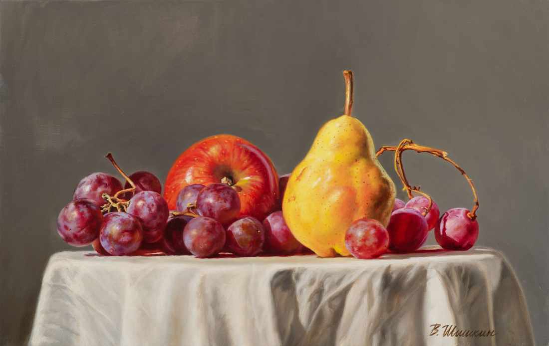 Картина Фрукты, Художник — Валерий Шишкин Масло, Холст, 35 x 55 см